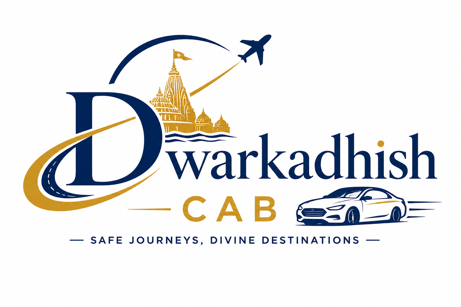  Dwarkadhish Cab  Logo